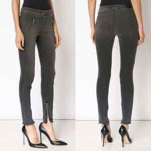 RtA Road to Awe Mila Pull On Jeans Jeggings Zippers Stretch Womens Small
